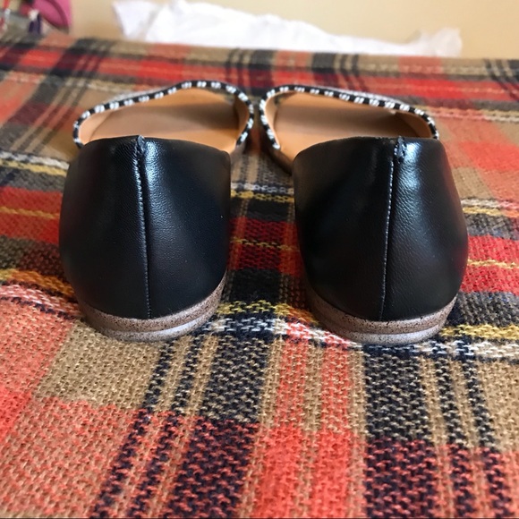 J.Crew Factory Morgan Peep-Toe Flats EUC - Picture 6 of 7